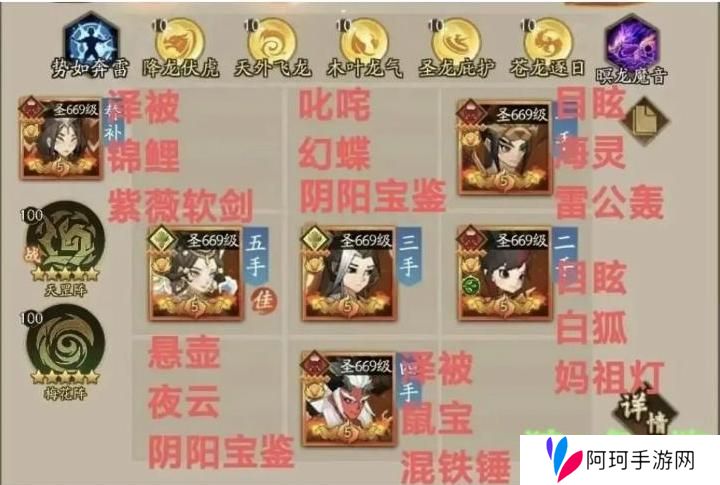神仙道3最强单队阵容搭配分享