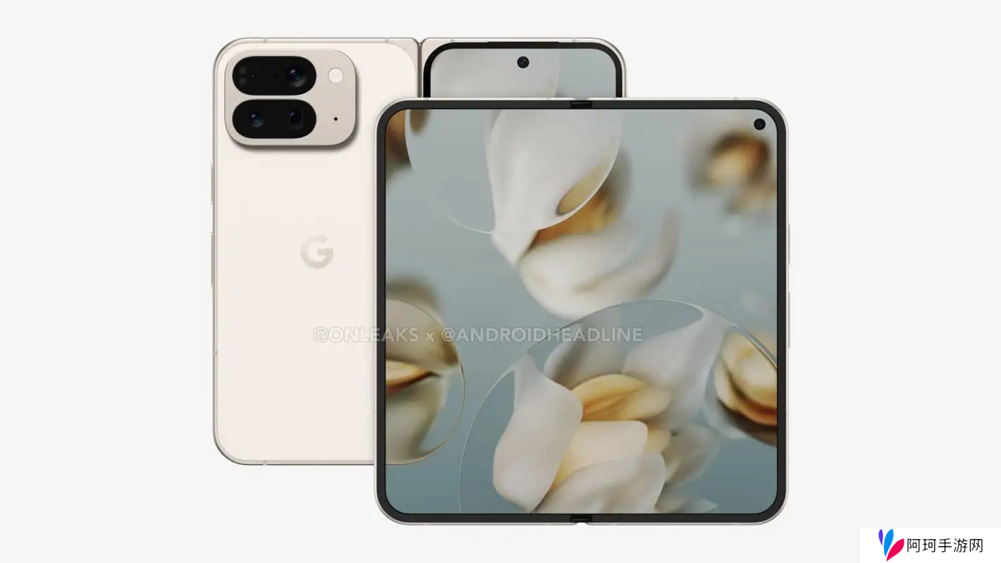 谷歌 Pixel 10 Pro Fold 折叠屏手机渲染图亮相，延续前代机型“=”形相机模组